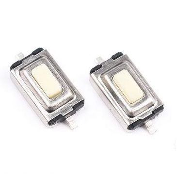PULSADOR SMD 3X6X25 BLANCO